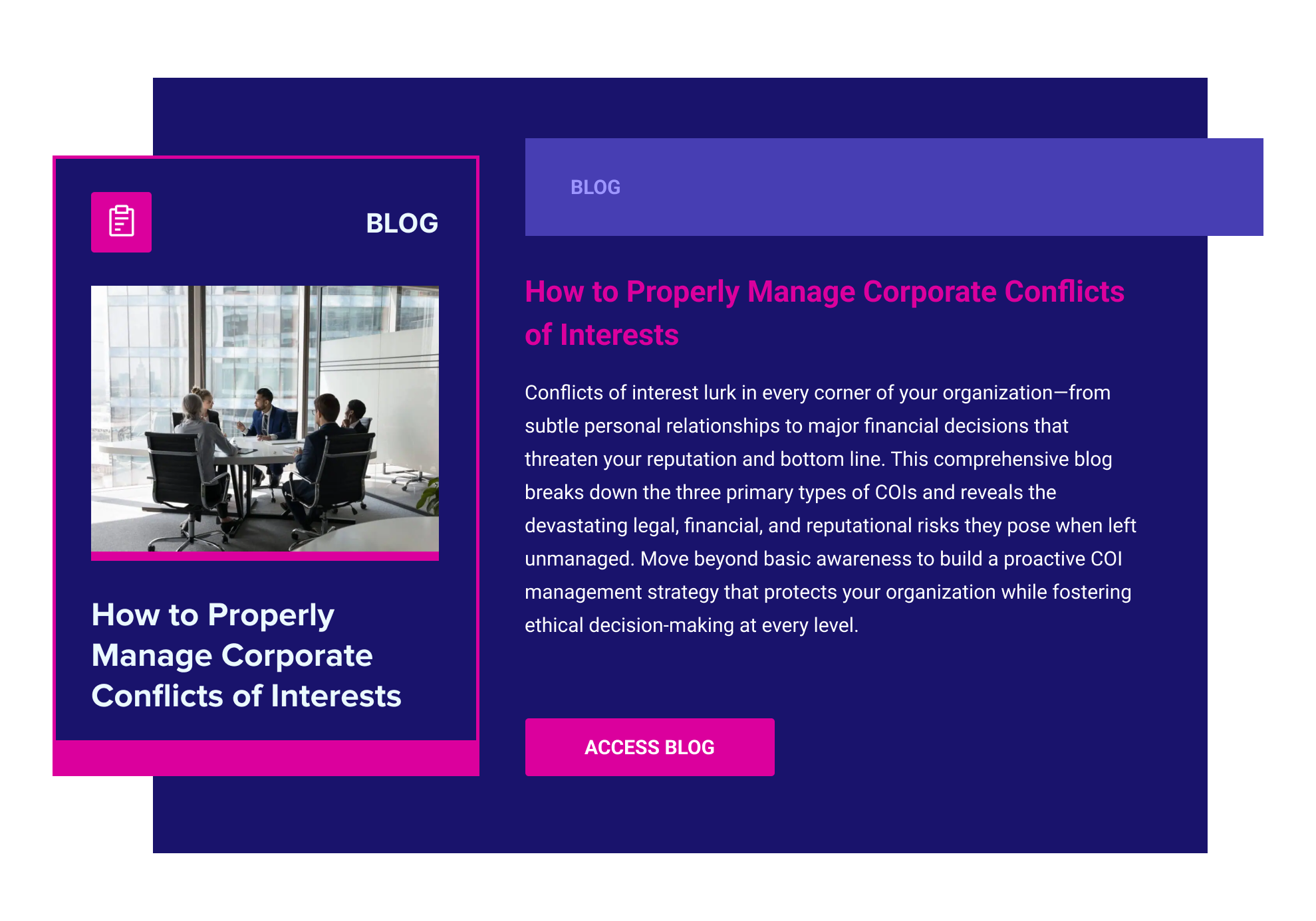 Blog 1: How to Properly Manage