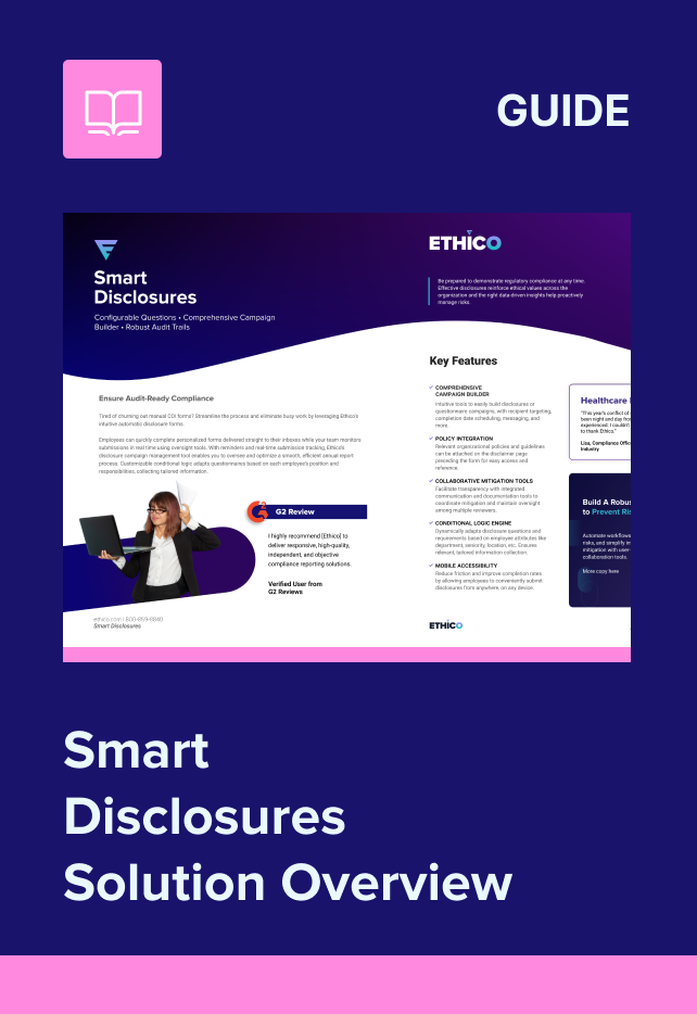 Smart Disclosures Solution Overview