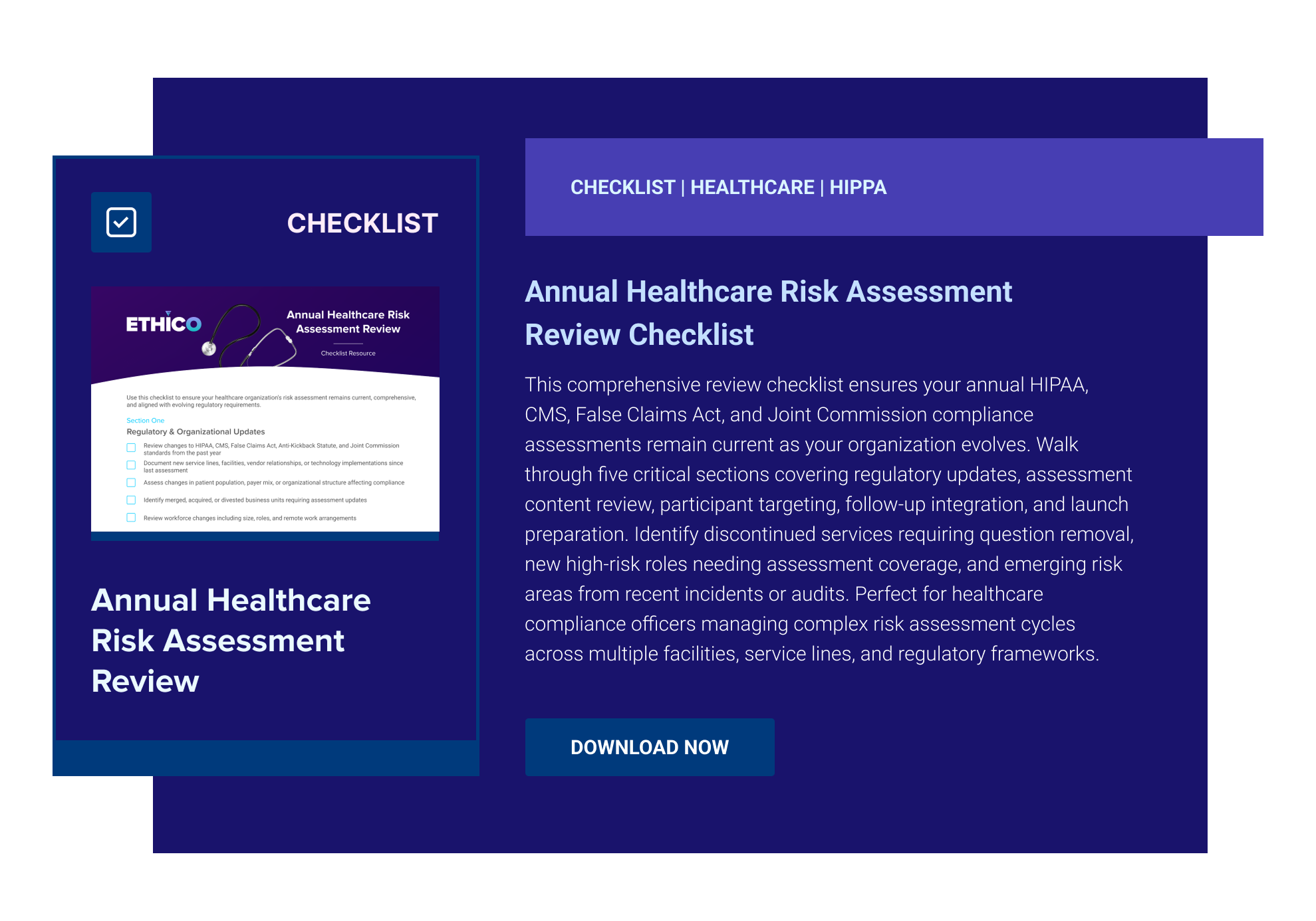 RA Toolkit HC Checklist